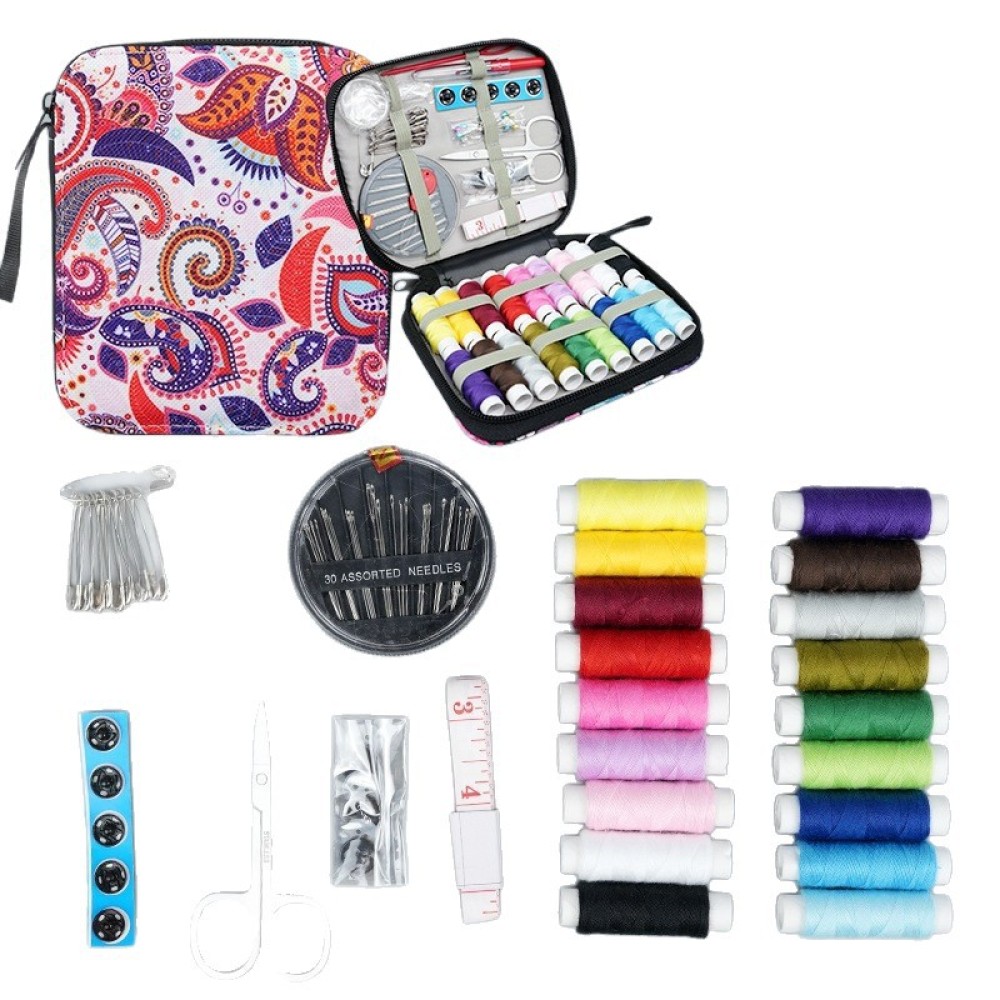Needle Book Organizer - DIY-Stickerei-Starter-Set mit Musterbuch, Nähwerkzeugen, Aufbewahrungstasche, Nadeln,