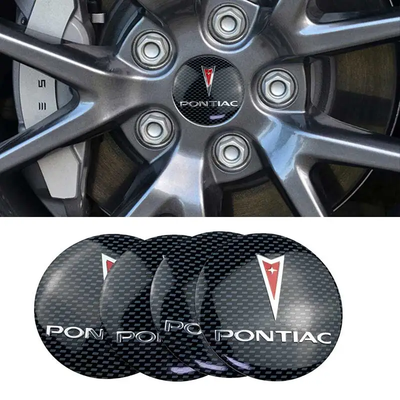 Embroidery Hub - 56 mm Auto-Radnabenkappen-Aufkleber für Pontiac Firebird
