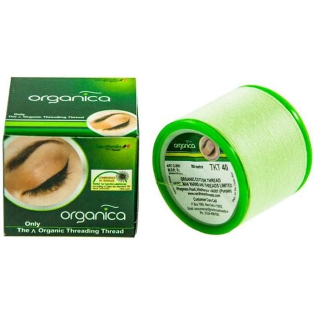 Embroidery Yarn - 100% Baumwoll-Stickgarn, Hellgrün 300 Zoll Reines
