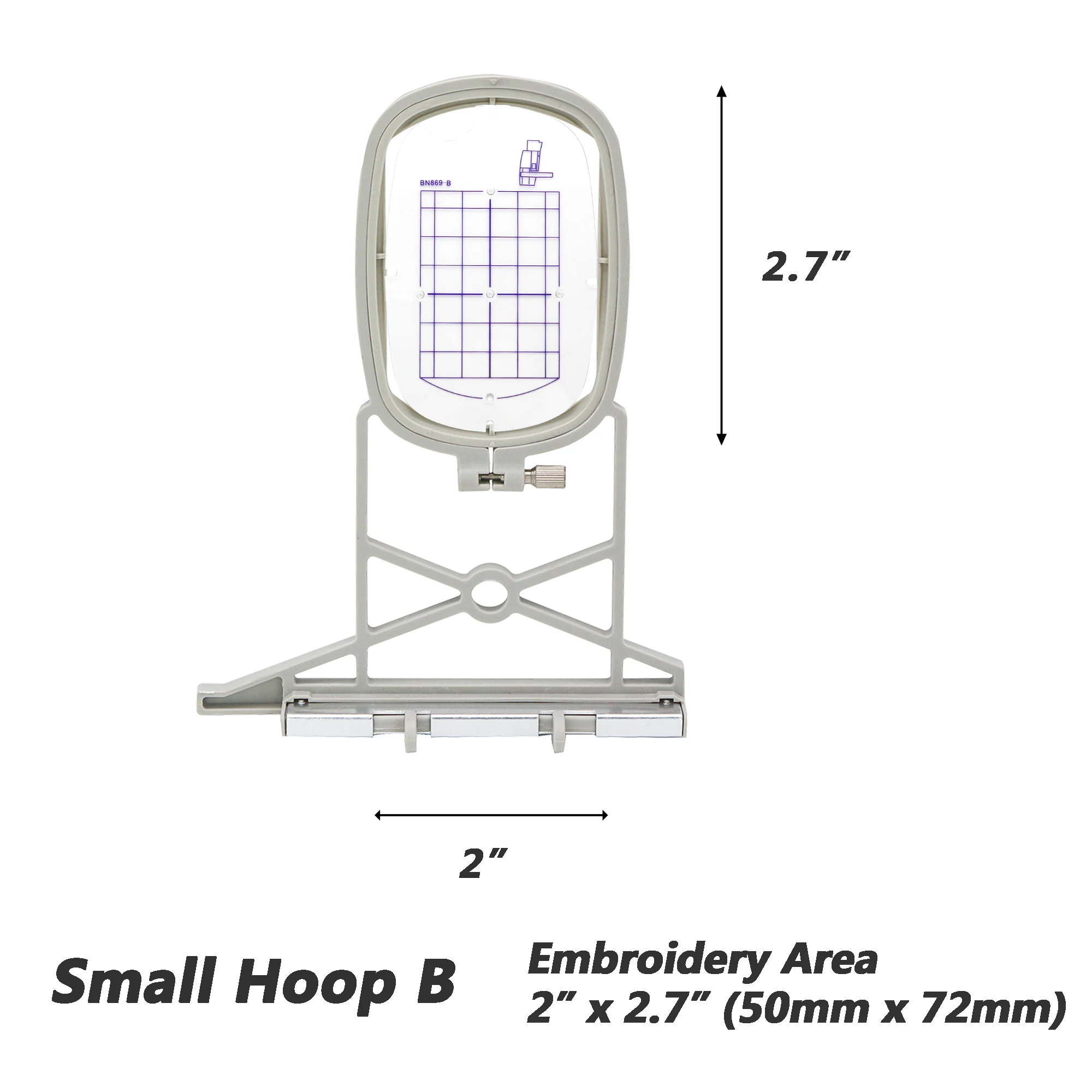 Embroidery Hoop Plastic - Kleiner Näh- und Stickrahmen B für