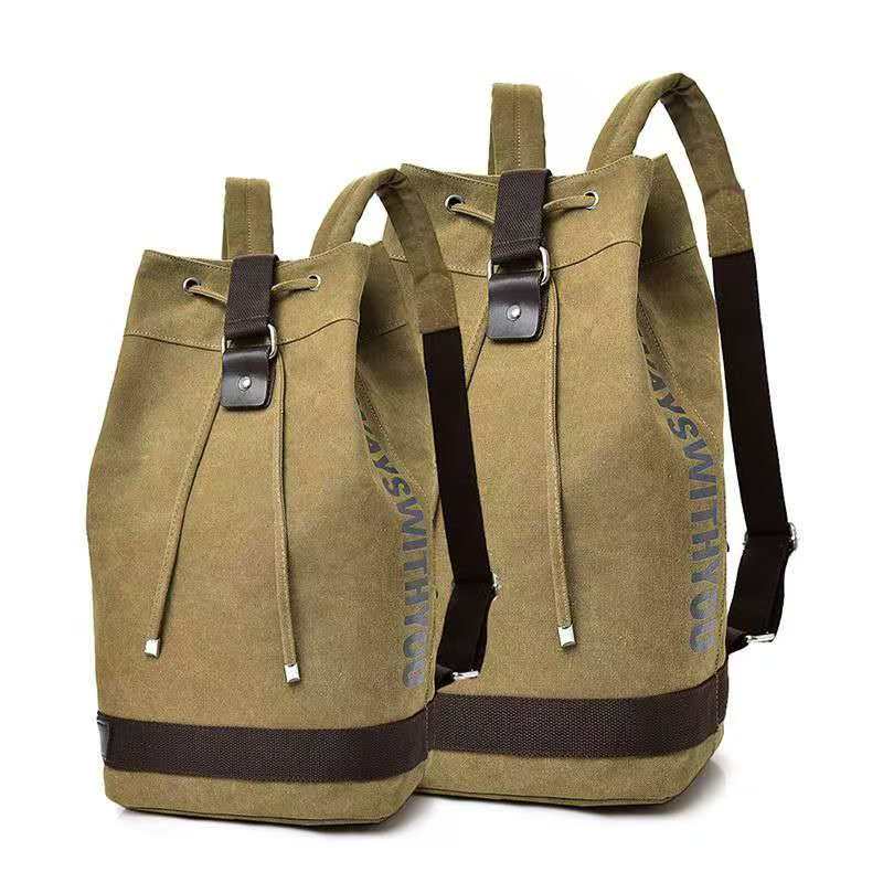 Embroidery Bag - 2026 Canvas-Rucksack mit zwei Schultergurten, große