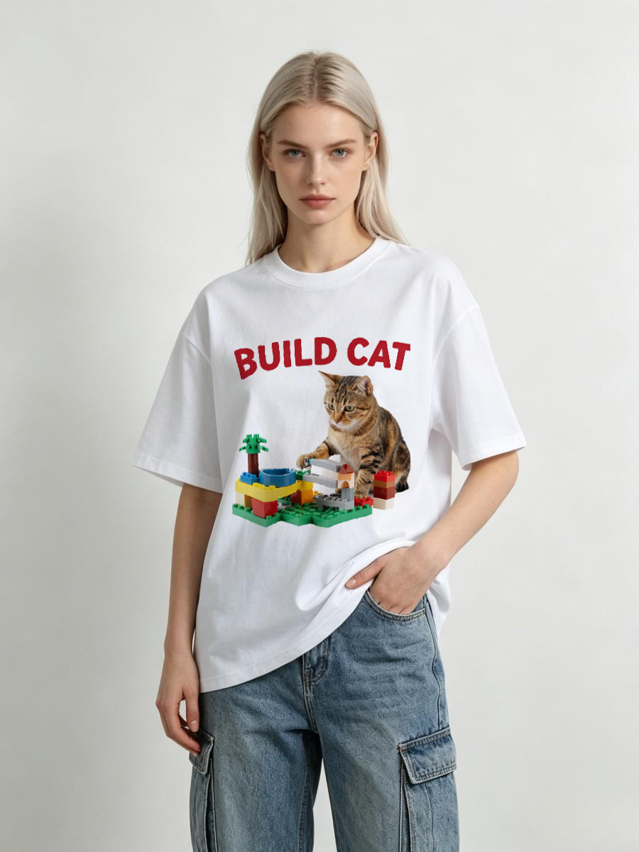 Embroidery Moisturizer - T-Shirt mit Tiermotiv, schmal geschnitten, komfortabel,