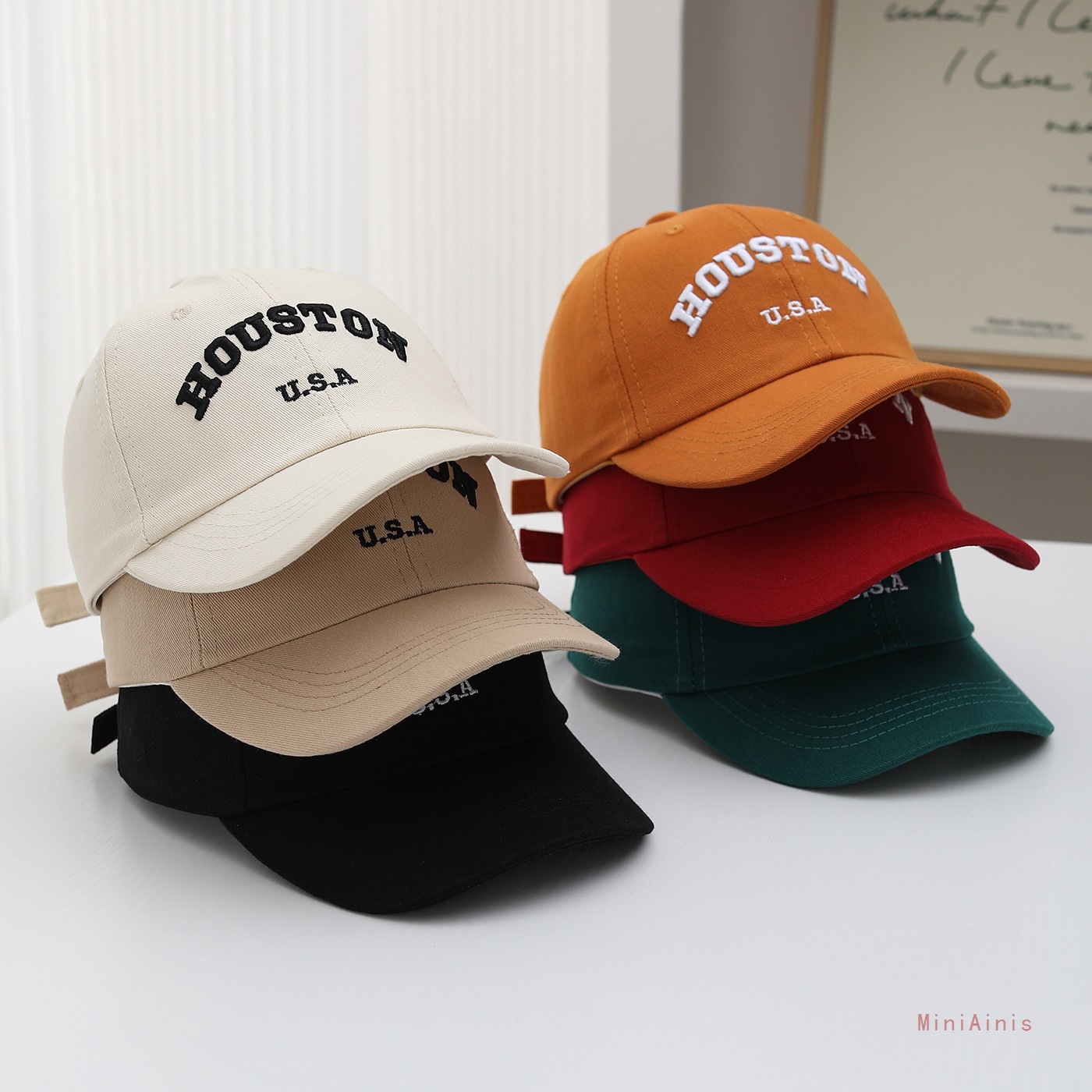 Embroidery Cap - Bestickte Buchstaben-Baseballkappe für Kinder Modische Schirmmütze