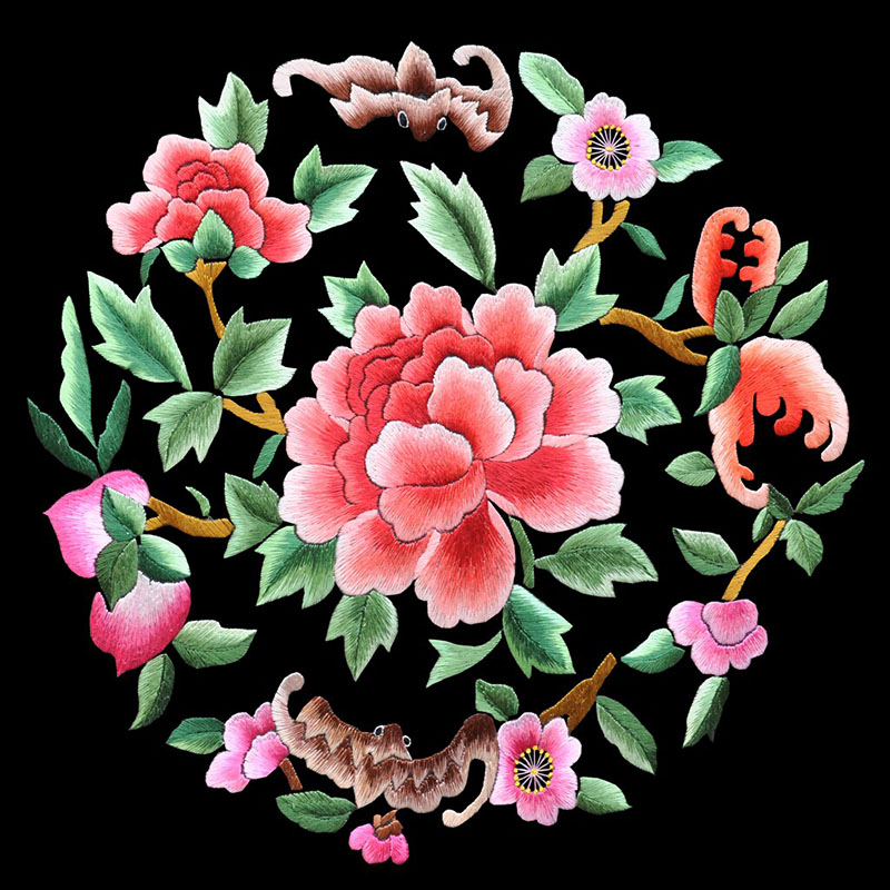 Embroidery Running Stitch - DIY Seiden-Stickerei-Set für Anfänger - Laufstich