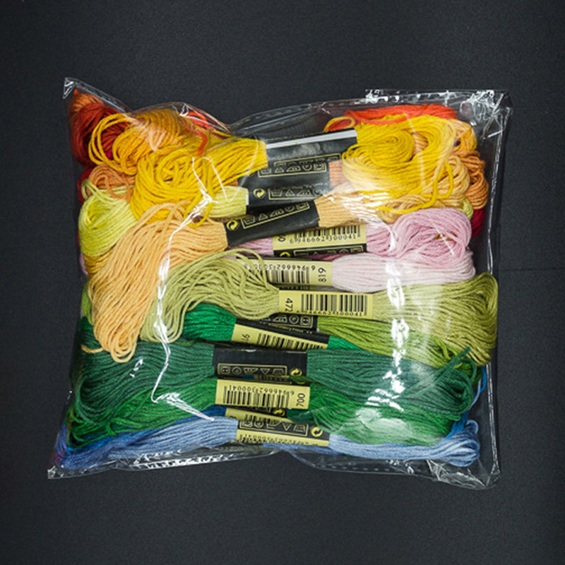Embroidery Yarn - C 24/100/50 Mehrfarbige Kreuzstich-Baumwollgarne Stickgarn-Set DIY