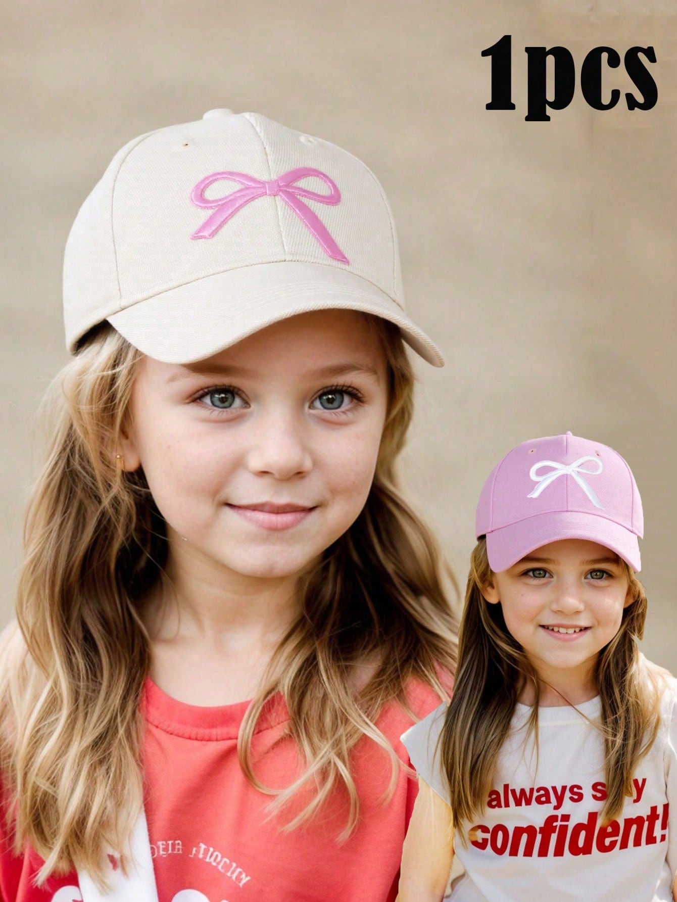 Embroidery Cap - 1 Stück 3-8 Jahre Mädchen Baseballkappe