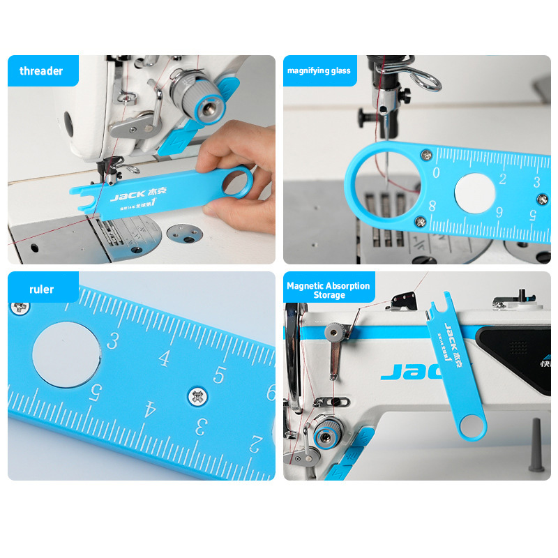 Embroidery Converter - Jack Original multifunktionales Anti-Prick-Draht-Einfädelgerät, magnetische Absorption,