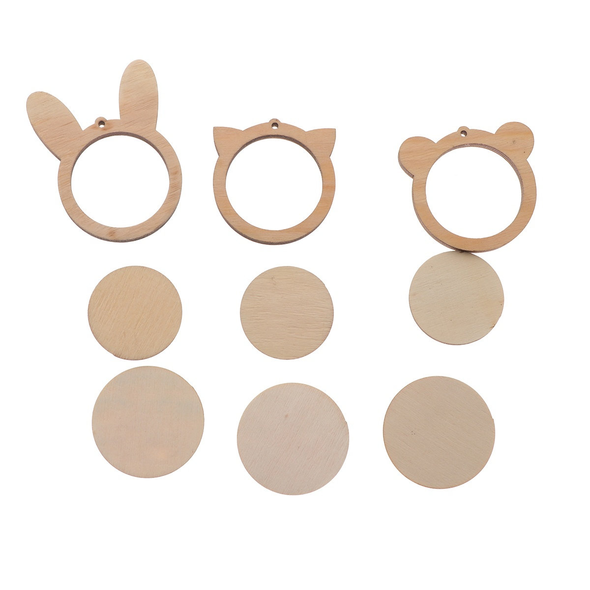 3-teiliges Mini-Holz-Stickrahm – Embroidery Hoop Plastic Bewertung und Preis
