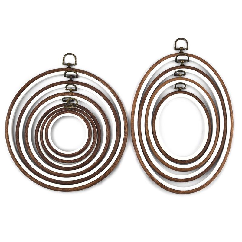Runde Oval Holz Farbe Stickere – Embroidery Hoop Plastic Bewertung und Preis