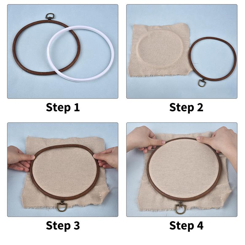 Runde Oval Holz Farbe Stickere – Embroidery Hoop Plastic Bewertung und Preis