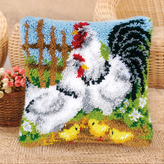 Cartoon Niedliche Vogel-Enten- – Printed Embroidery Kit Bewertung und Preis