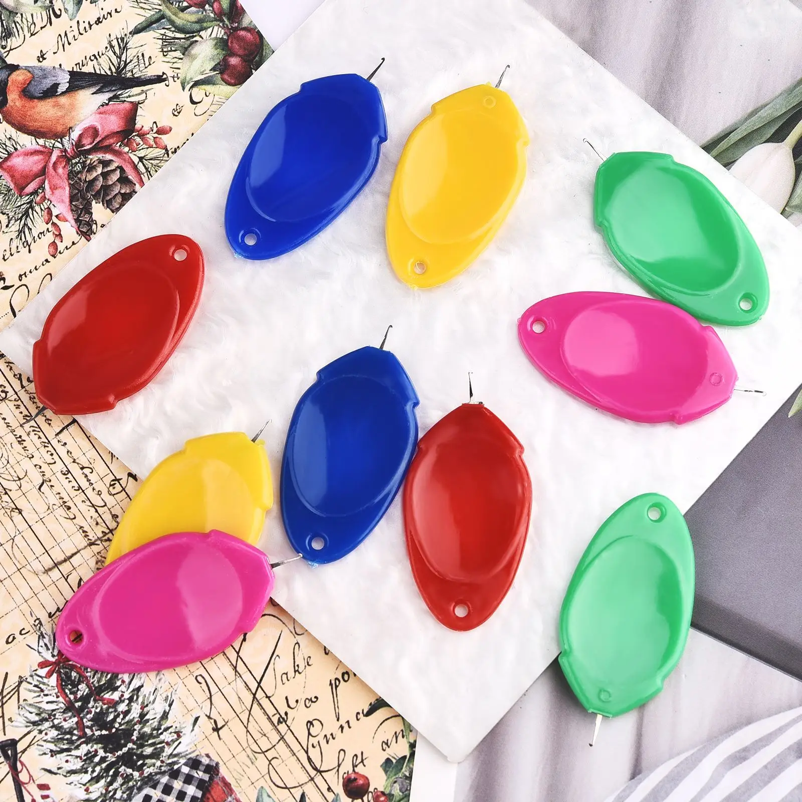 10 stücke Nadel Einfädler Älte – Embroidery Converter Bewertung und Preis