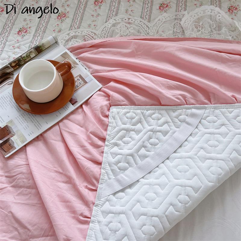 Verdickter Quilt-Bettrock aus  – Embroidery Quilt Cover Bewertung und Preis