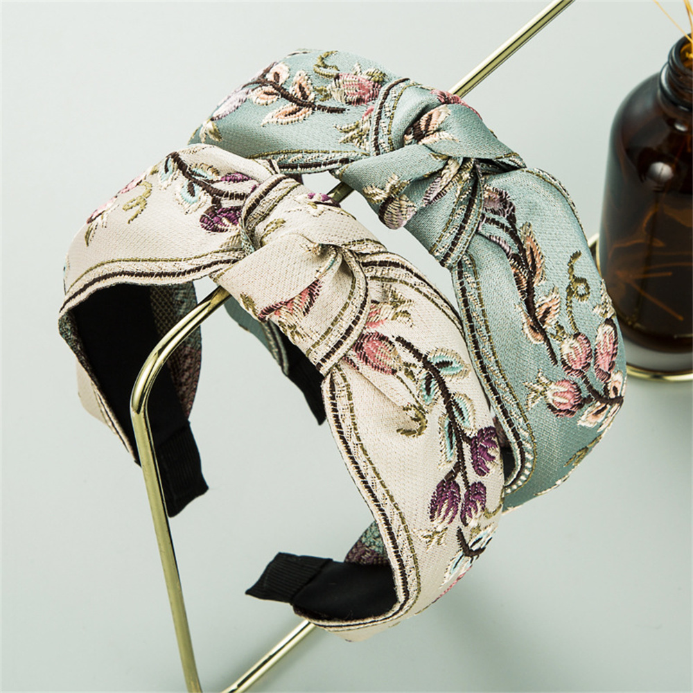 Neue Retro geknotete Stirnband – Embroidery Knot Bewertung und Preis