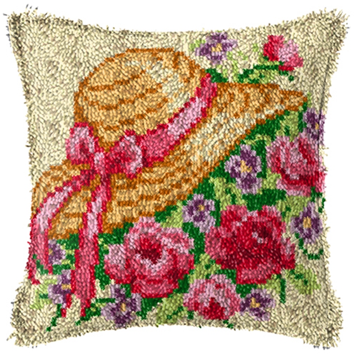 Smyrna Blumen-Riegelhaken-Set, – Printed Embroidery Kit Bewertung und Preis
