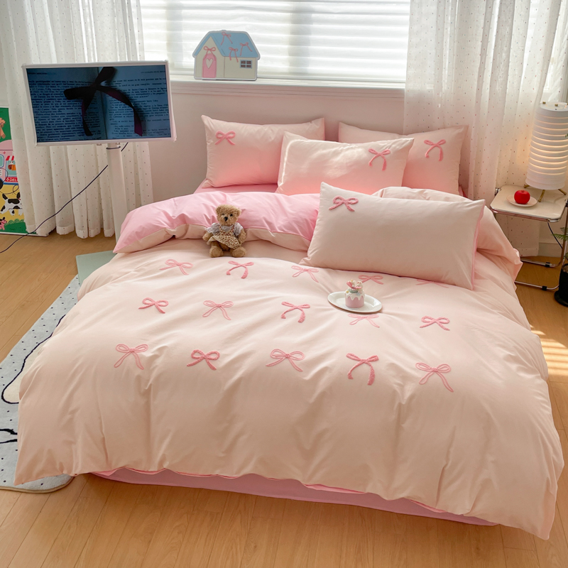 3-teiliges Bettlaken-Set mit r – Embroidery Quilt Cover Bewertung und Preis