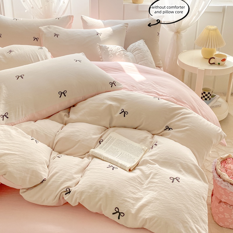 3-teiliges Bettlaken-Set mit r – Embroidery Quilt Cover Bewertung und Preis