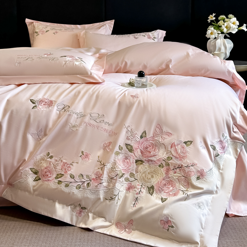 100% Baumwolle Bettwäsche-Set  – Embroidery Quilt Cover Bewertung und Preis