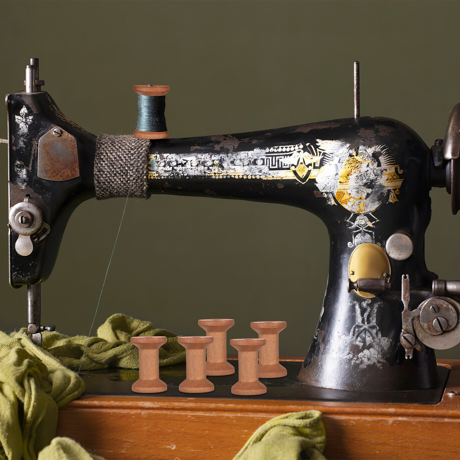 20 Stück Naturholz-Fadenspulen – Embroidery Yarn Bewertung und Preis
