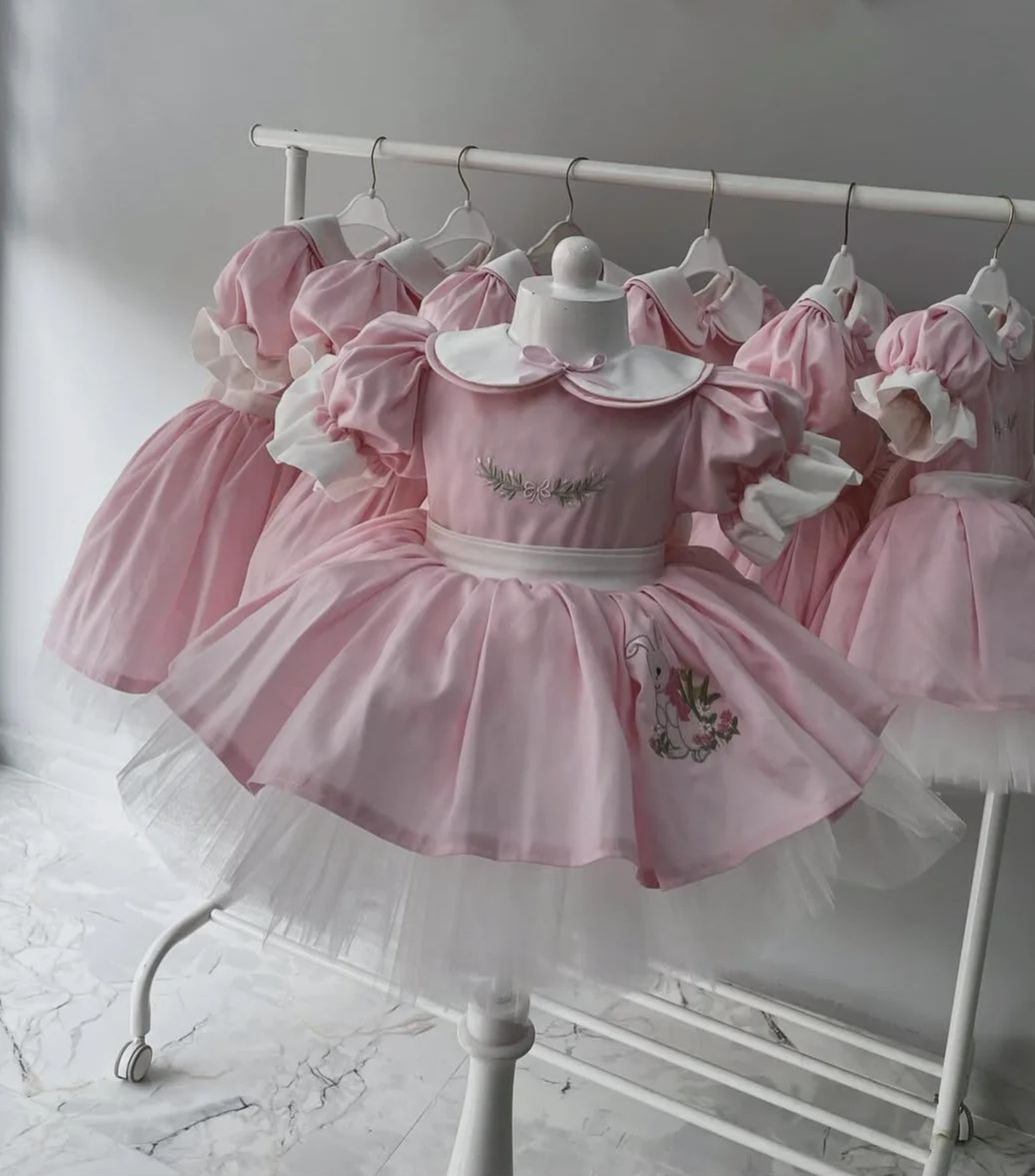 0-12Y Baby Mädchen Sommer Kani – Embroidery Rabbit Bewertung und Preis