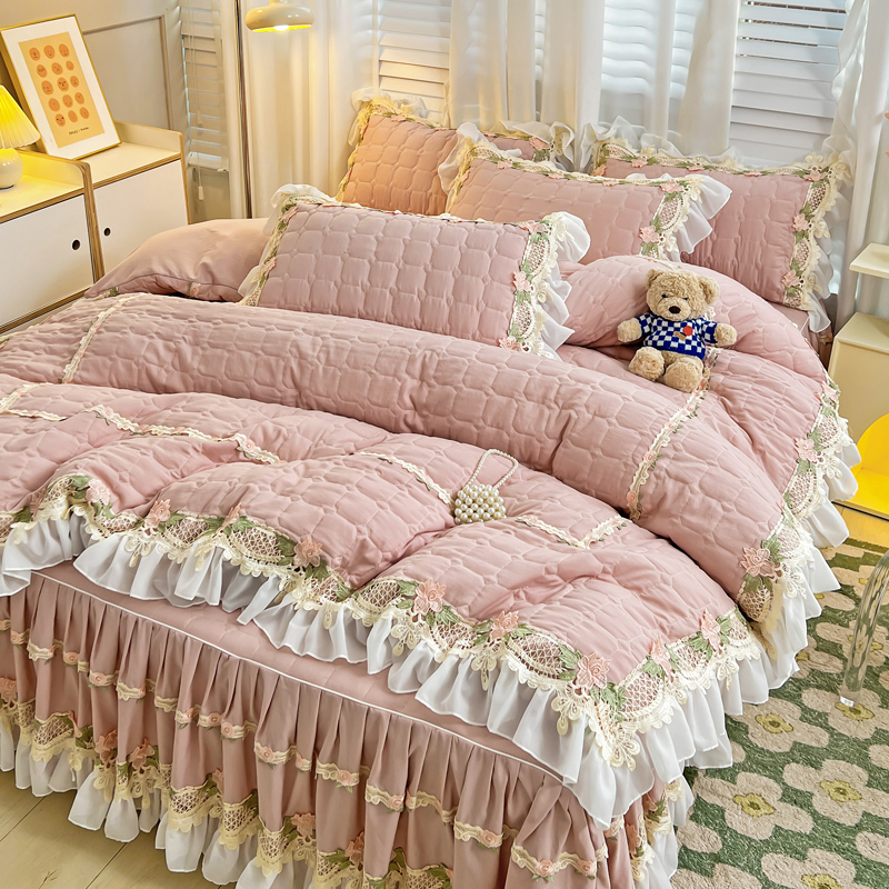Rosa koreanische Prinzessin St – Embroidery Quilt Cover Bewertung und Preis