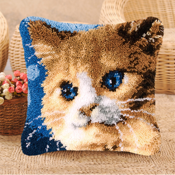 Katzen-Serie Latch-Hook-Set: D – Printed Embroidery Kit Bewertung und Preis
