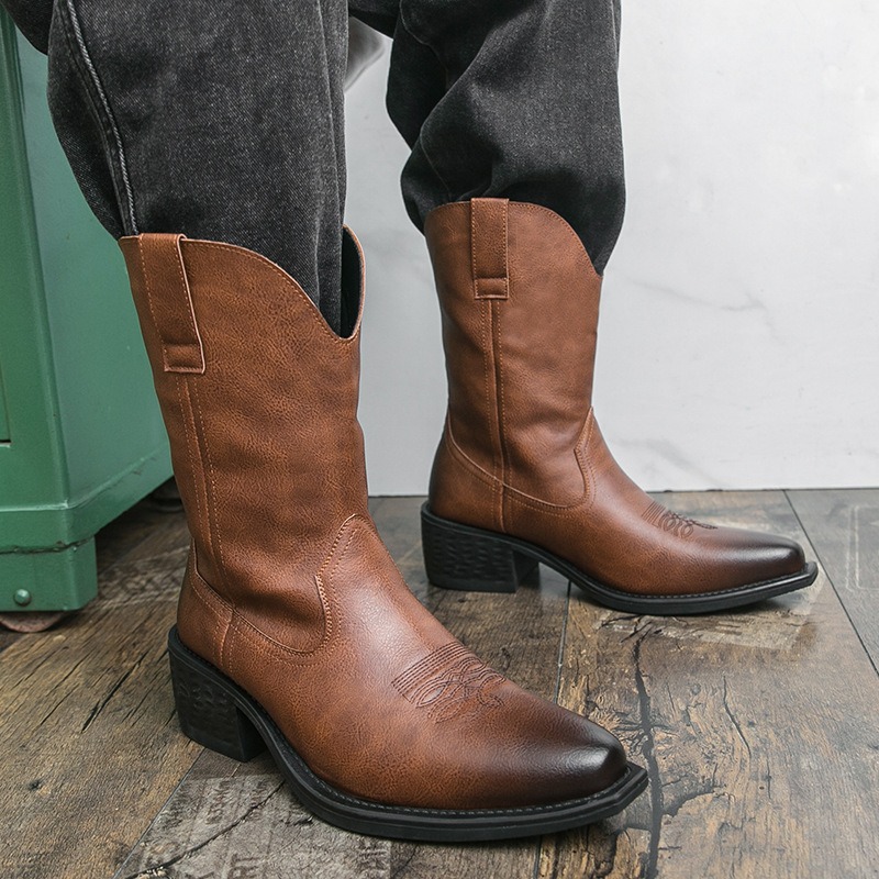 Herrenstiefel Klassische Besti – Embroidery On Leather Bewertung und Preis
