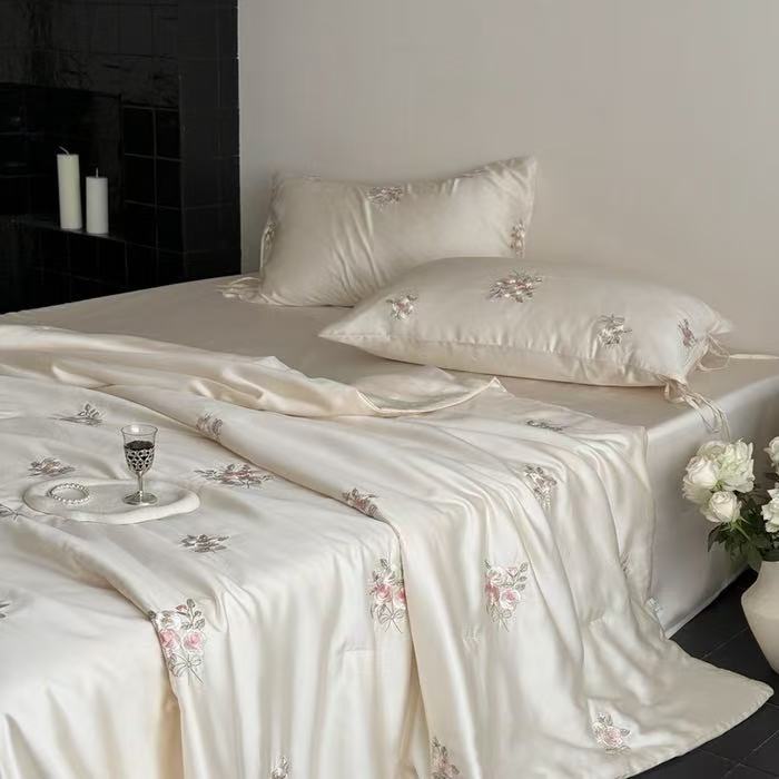 Luxus Frankreich Stil Lyocell  – Embroidery Quilt Cover Bewertung und Preis