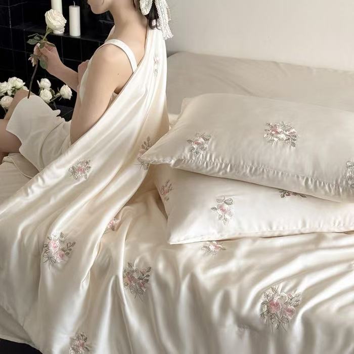 Luxus Frankreich Stil Lyocell  – Embroidery Quilt Cover Bewertung und Preis