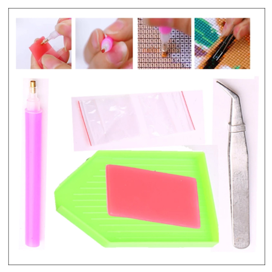 Großer Wolf mit laufendem Diam – Embroidery Running Stitch Bewertung und Preis
